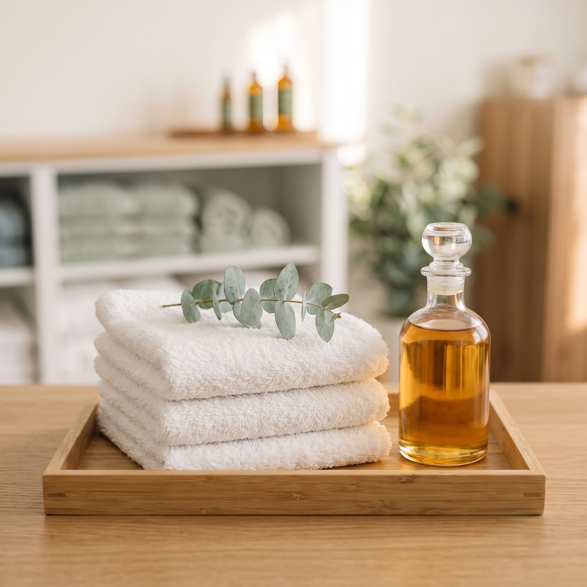 Massage Oils and Towels